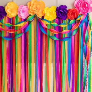 cinco-de-mayo-fiesta-paper-flowers-and-streamers-in-bright-colors-hanging-as-party-decor